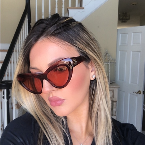 🔥NEW SHOW STOPPER GUCCI CAT EYE SUNGLASSES 🔥 - Picture 3 of 15